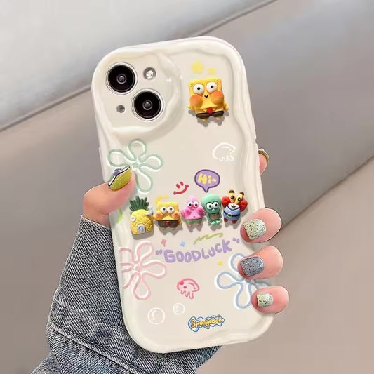 The Smitch Case™| SpongeBob soft case for iPhone, toy, cartoon, wave