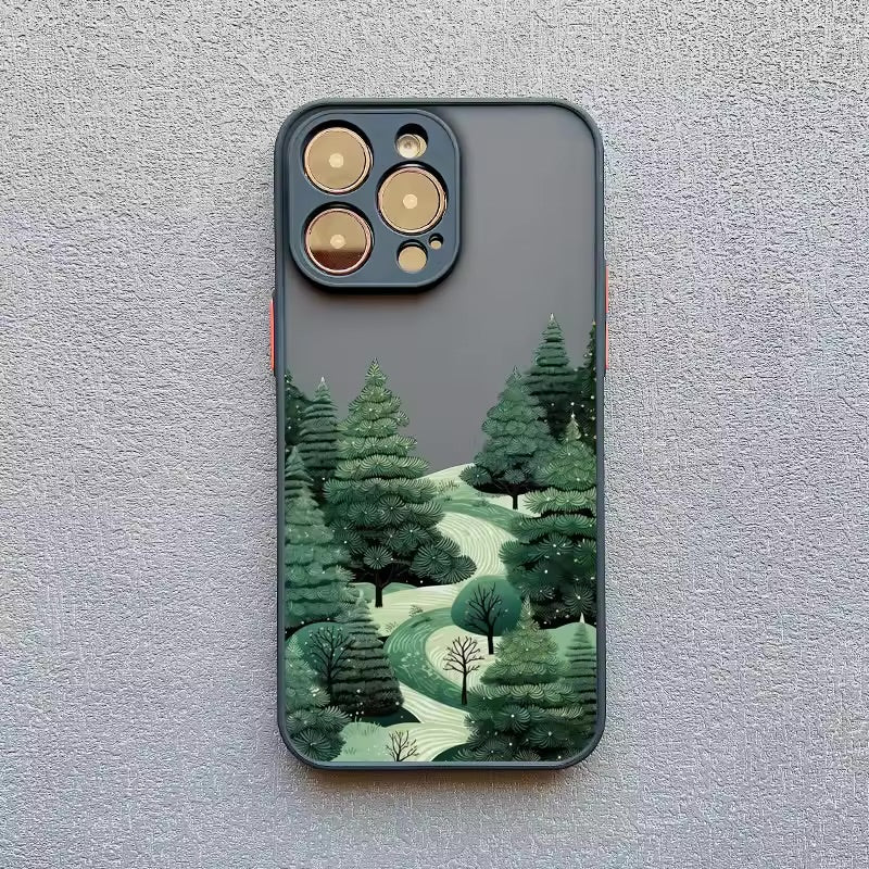 The Smitch Case™| Night snow forest landscape phone case