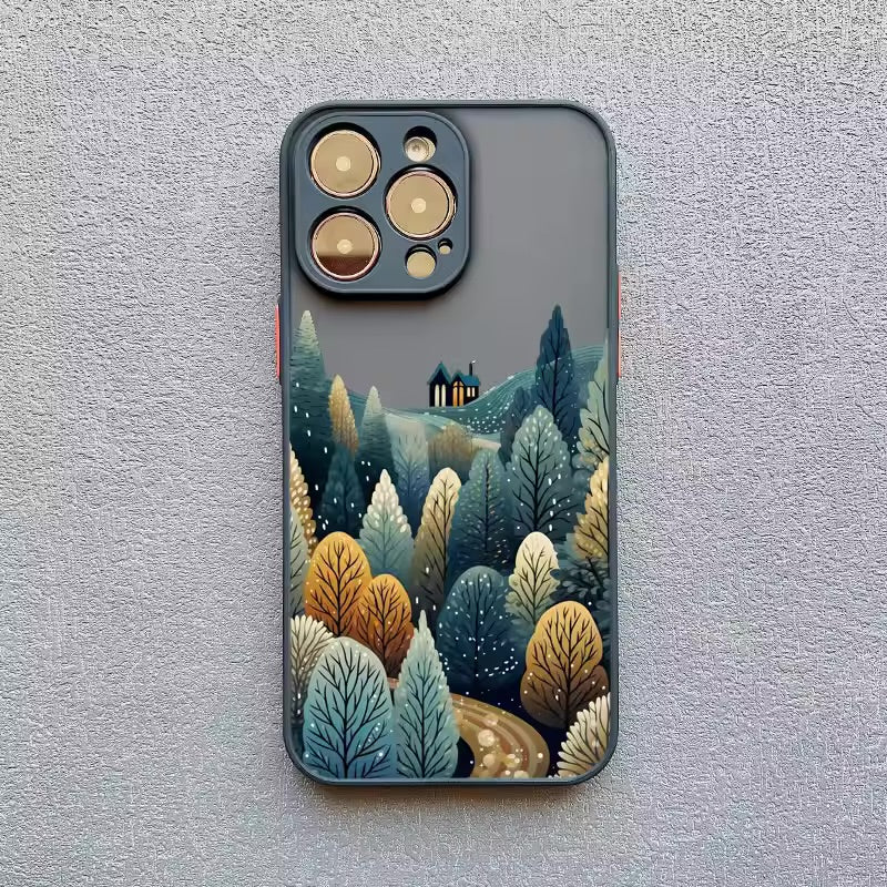 The Smitch Case™| Night snow forest landscape phone case