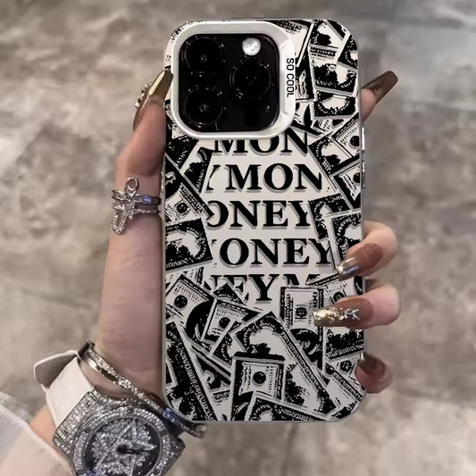 The Smitch Case™| The Khlo money Anti-ald protective case for iPhone, high-end phone case, retro, ticket, new